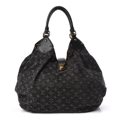 Louis Vuitton Denim Mahina XL Black 1 of 11