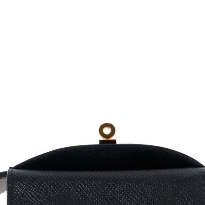 Hermes Swift Epsom Pocket Kelly Shoulder Strap Black 3 of 7