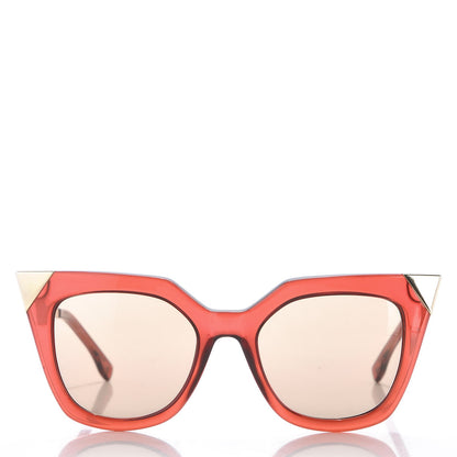 Fendi Iridia Cat Eye Sunglasses FF 0060/S Red 2 of 7