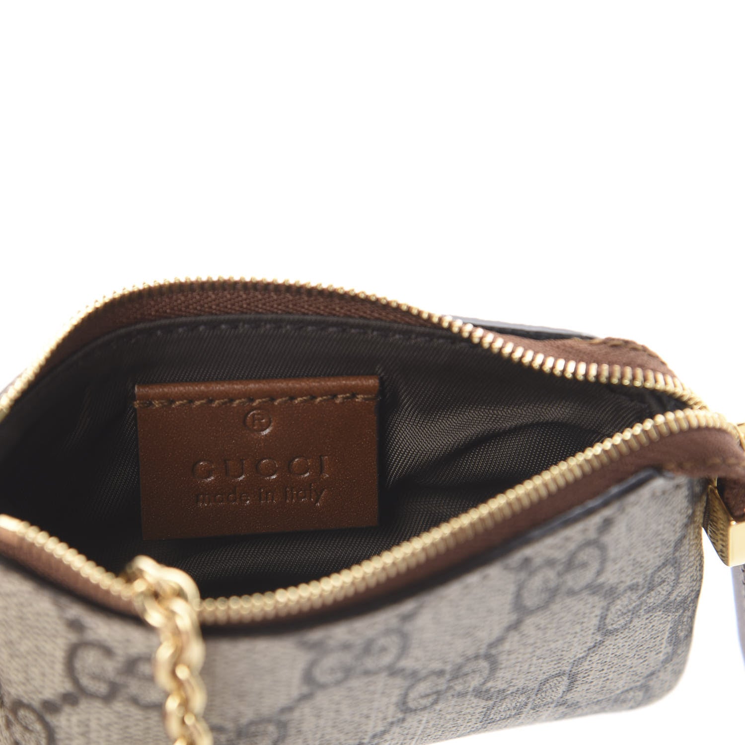 Gucci GG Supreme Monogram Key Case Brown 5 of 5