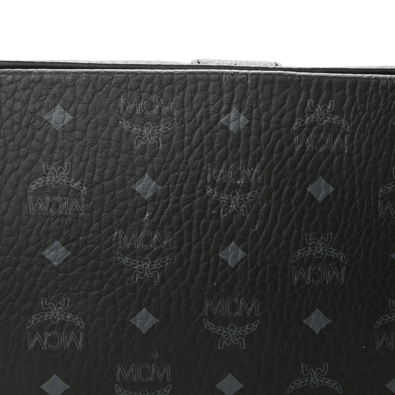 MCM Visetos Medium Liz Reversible Shopper Tote Black 9 of 16