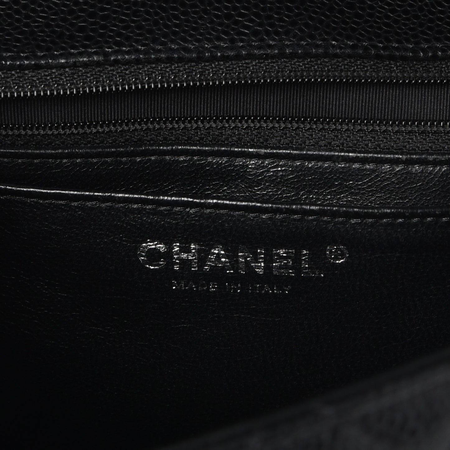 Caviar Quilted Jumbo Single Flap Black