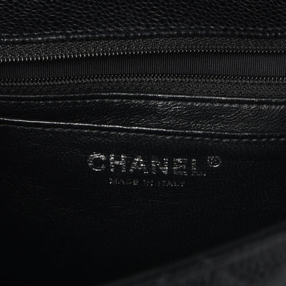 Chanel Caviar Quilted Jumbo Single Flap Black 7 of 10