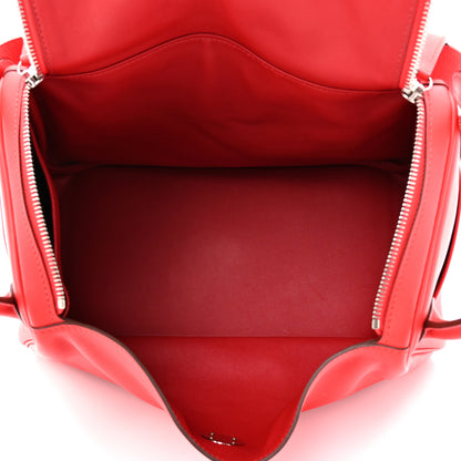 Hermes Swift Verso Lindy 30 Rouge De Coeur Rouge Piment 5 of 13