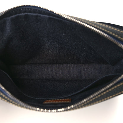 Louis Vuitton Taurillon Trio Messenger Denim Blue 4 of 8