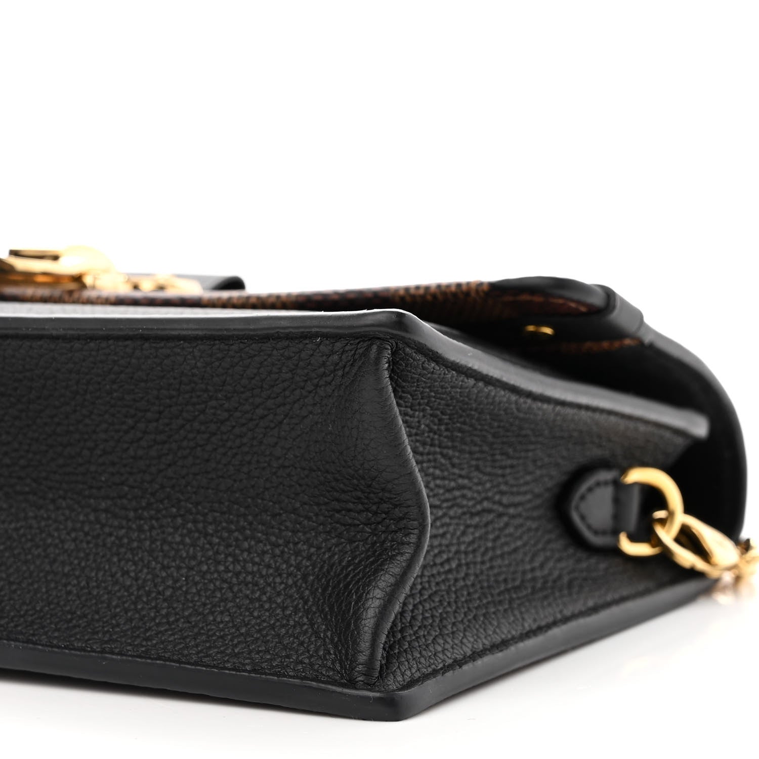 Louis Vuitton Damier Ebene Vavin Chain Wallet Black 9 of 9