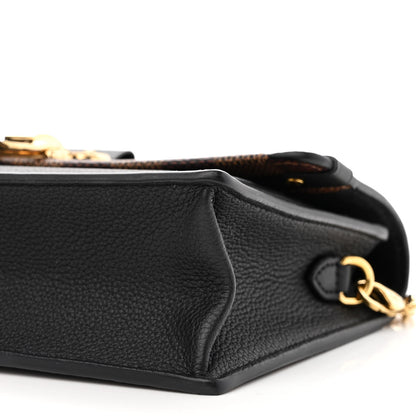 Louis Vuitton Damier Ebene Vavin Chain Wallet Black 9 of 9