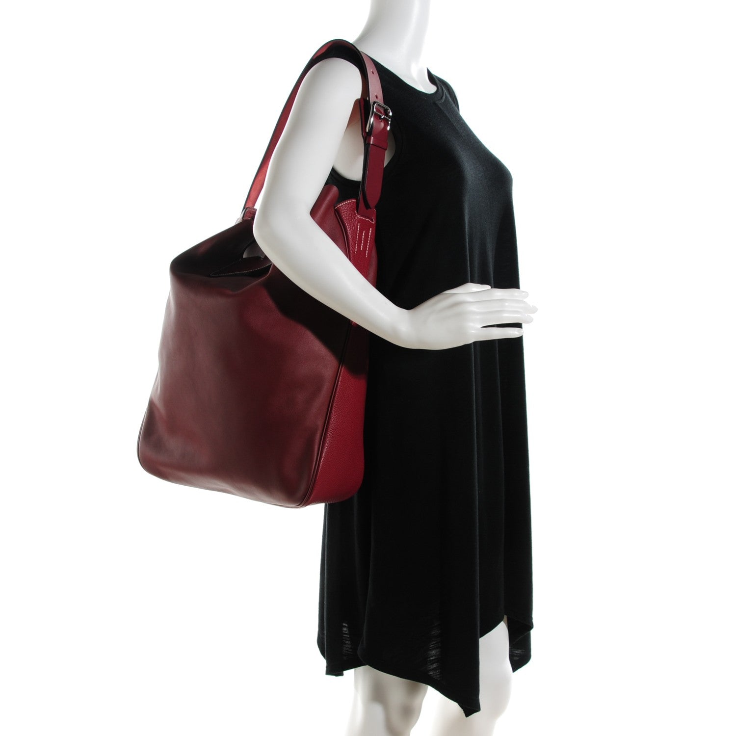 Hermes Swift Taurillon Clemence Virevolte PM Rouge H 2 of 9