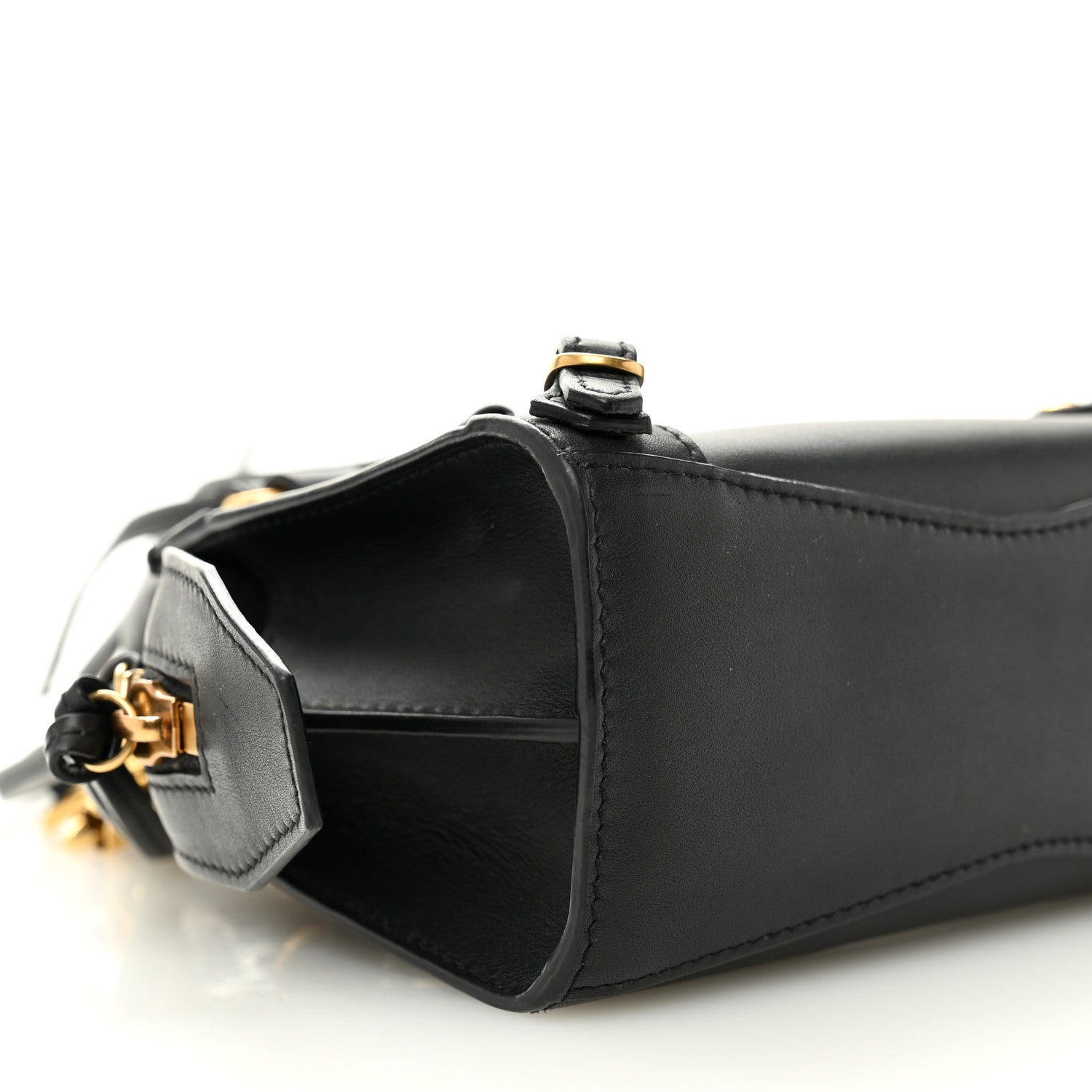 Balenciaga Smooth Calfskin Neo Classic Brass Hardware Nano City