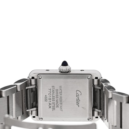 Cartier Stainless Steel 22mm Tank Must Quartz Watch 4 of 5