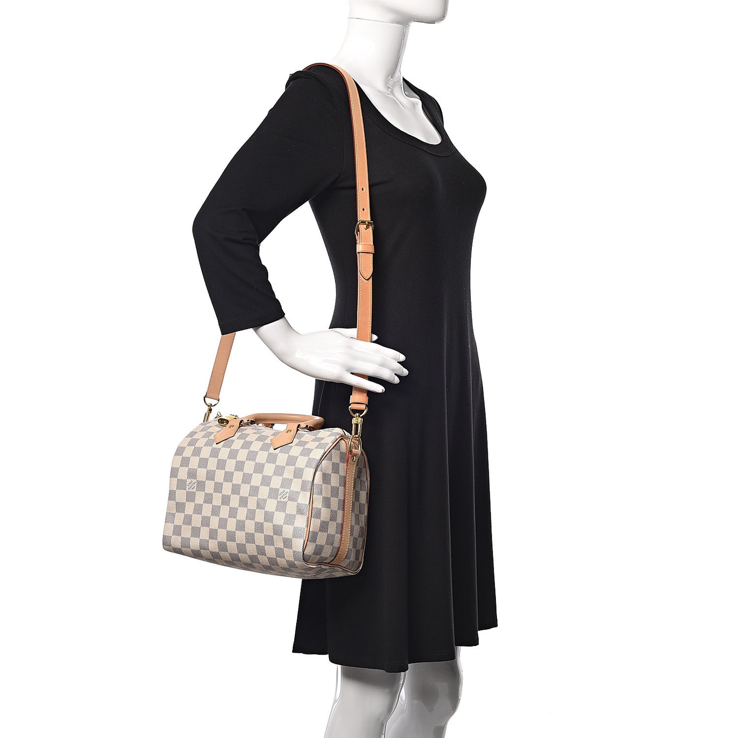 Damier Azur Speedy Bandouliere 25