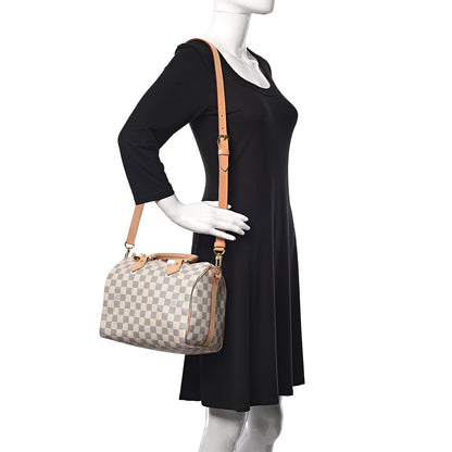 Louis Vuitton Damier Azur Speedy Bandouliere 25 2 of 13