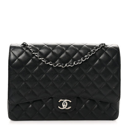 Chanel Caviar Quilted Maxi Double Flap Black 1 of 11
