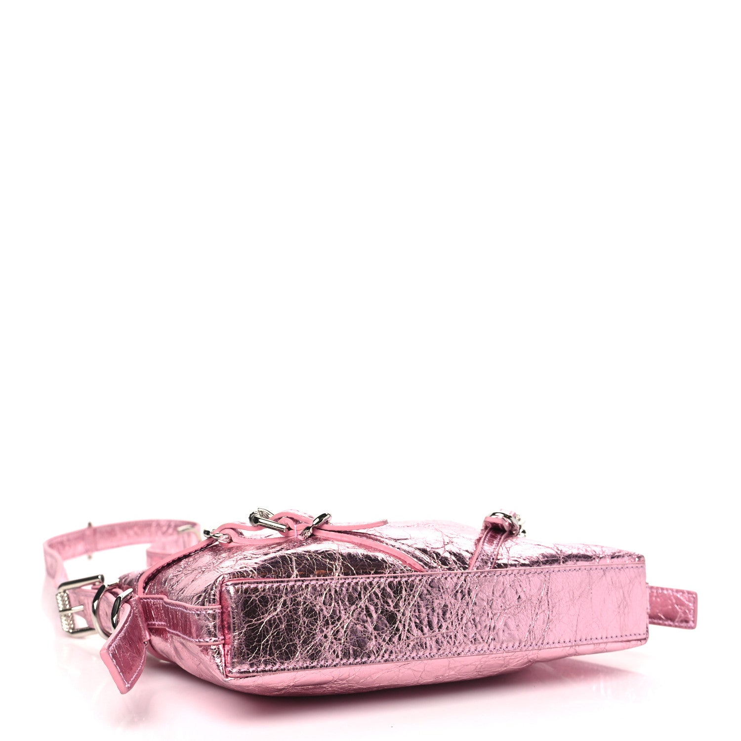 Givenchy Metallic Calfskin Mini Voyou Bag Silk Pink 4 of 9