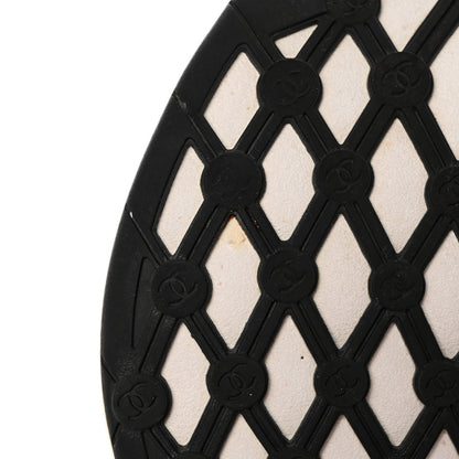 Chanel Fabric Logo Sneakers 37.5 White 11 of 14