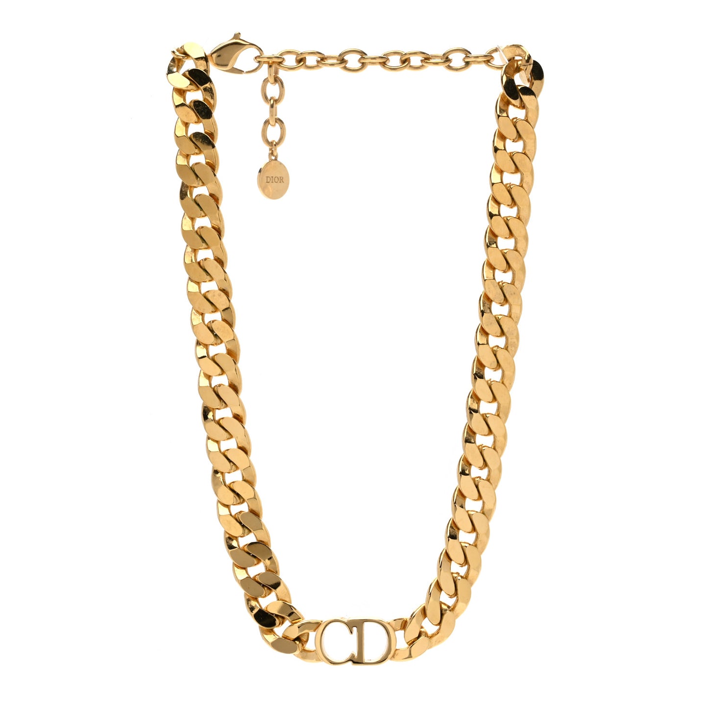 Metal Danseuse Etoile Chain Choker Necklace Gold