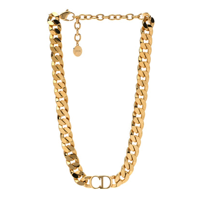 Christian Dior Metal Danseuse Etoile Chain Choker Necklace Gold 3 of 4