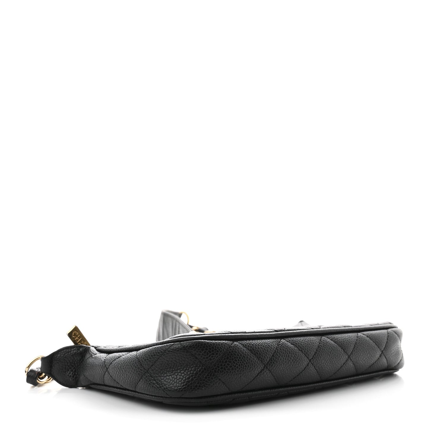Caviar Quilted Timeless CC Shoulder Bag Black