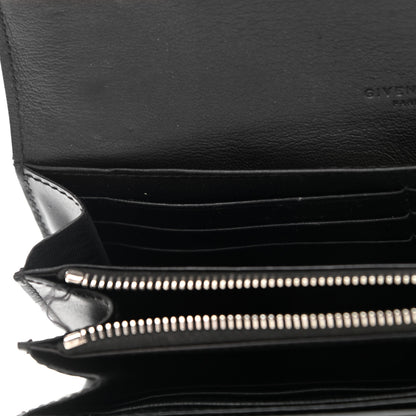 Givenchy Smooth Calfskin Horizon Continental Wallet Black 11 of 15