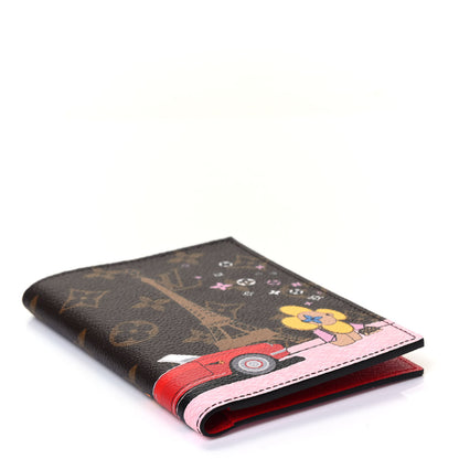 Louis Vuitton Monogram 2019 Christmas Animation Passport Cover Rouge 3 of 4