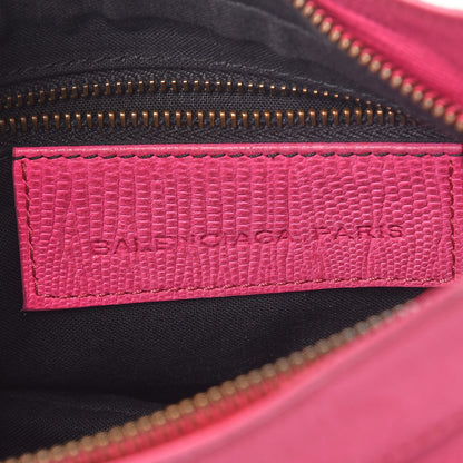 Balenciaga Lizard Embossed Hip Shoulder Bag Pink 6 of 12