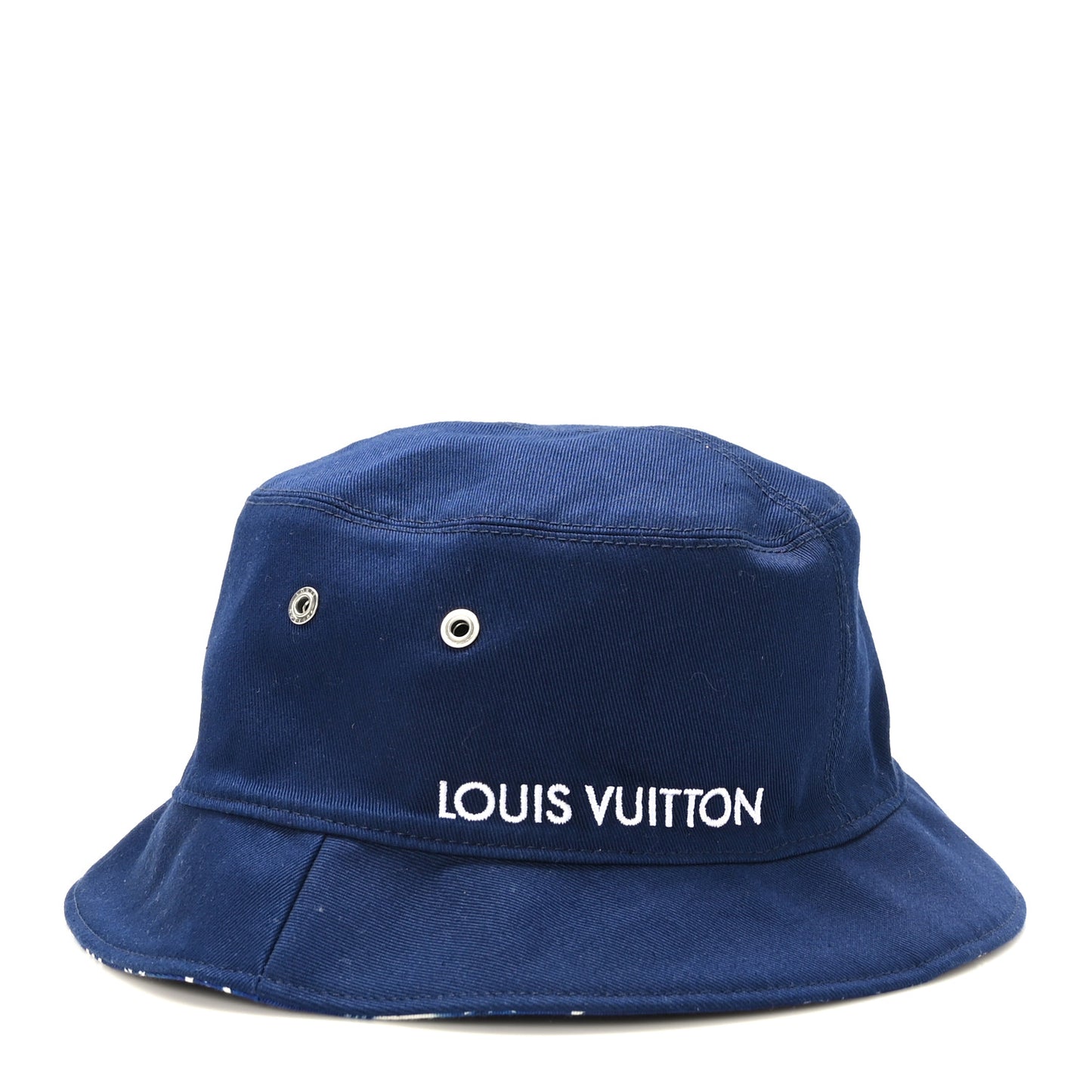 Monogram Bandana Bucket Hat Blue