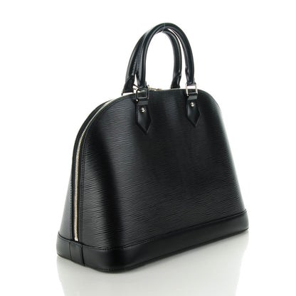 Louis Vuitton Epi Alma MM Black 3 of 8