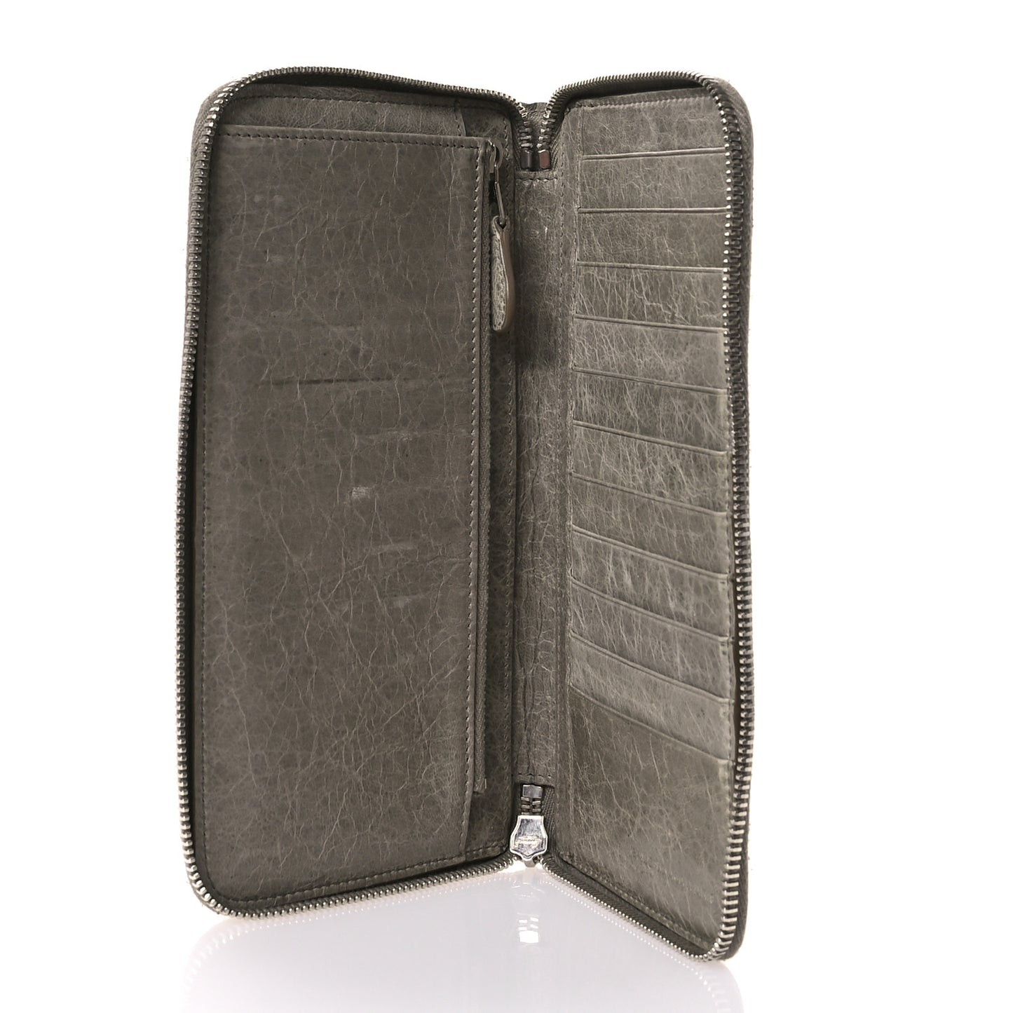 Agneau Giant Brogues Hardware Compagnon Wallet Galet