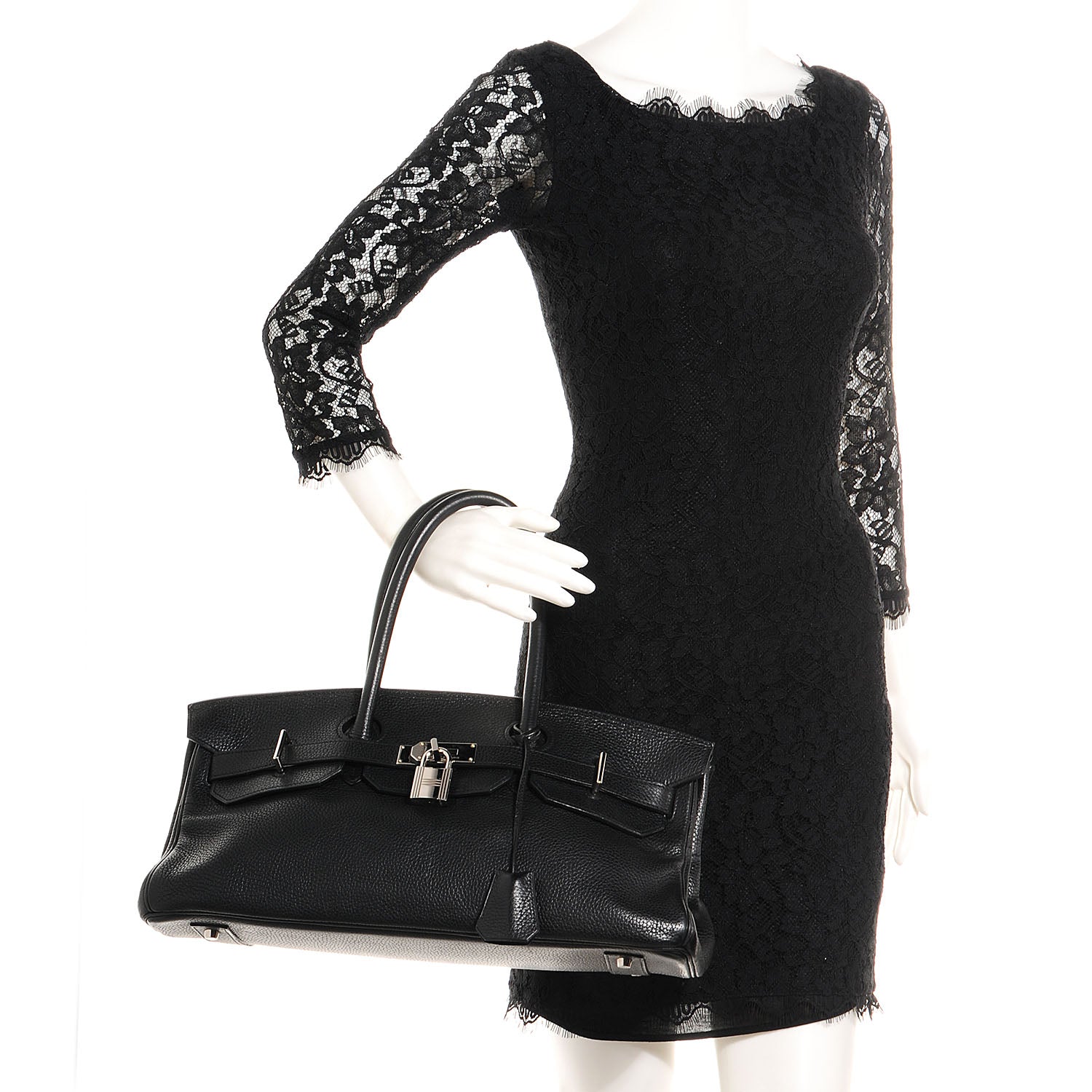 Hermes Taurillon Clemence JPG Birkin 42 Black 2 of 10