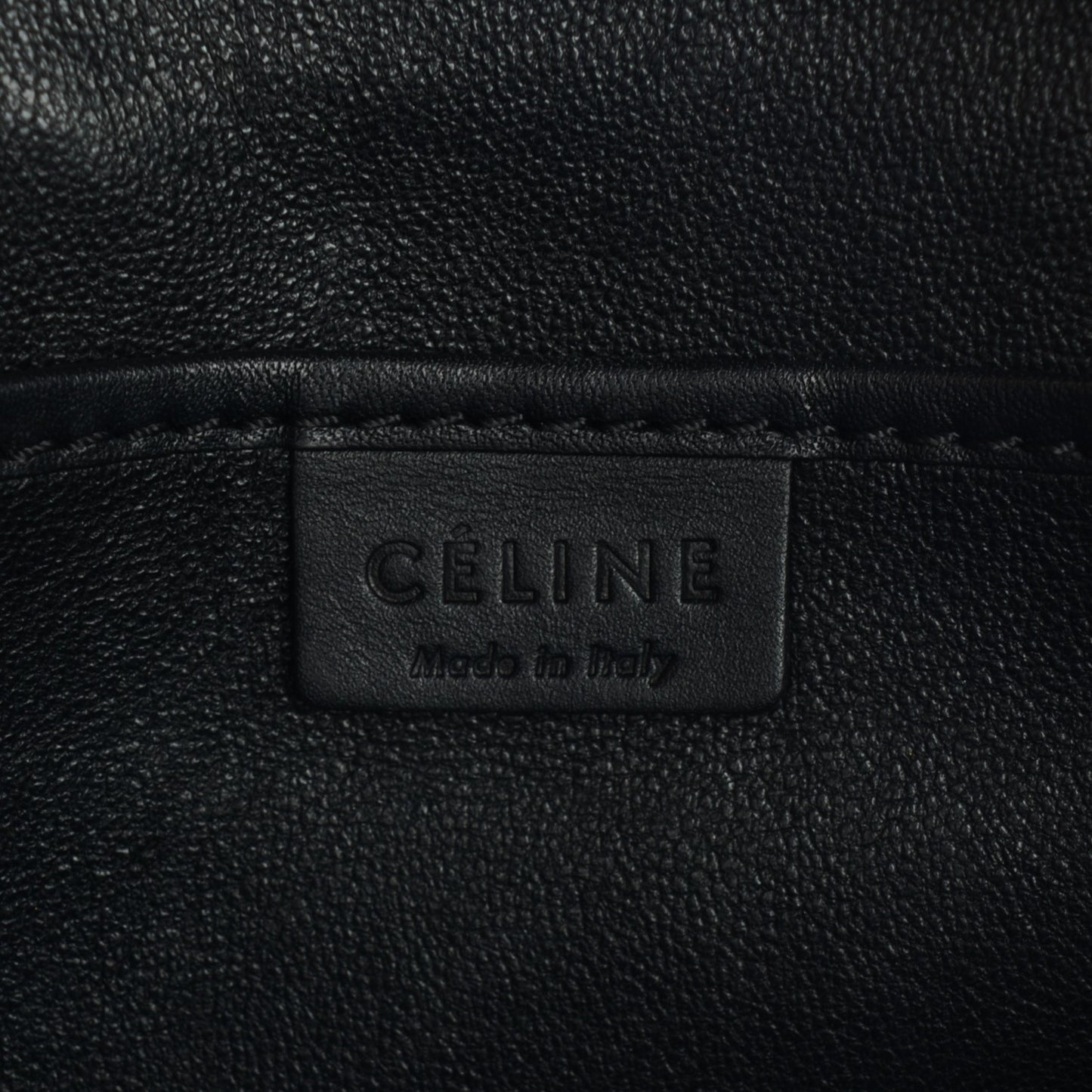 Smooth Velluto Calfskin Nano Tri-Color Luggage Black