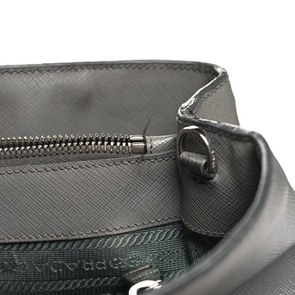 Prada Saffiano Medium Galleria Double Zip Tote Marmo 16 of 16