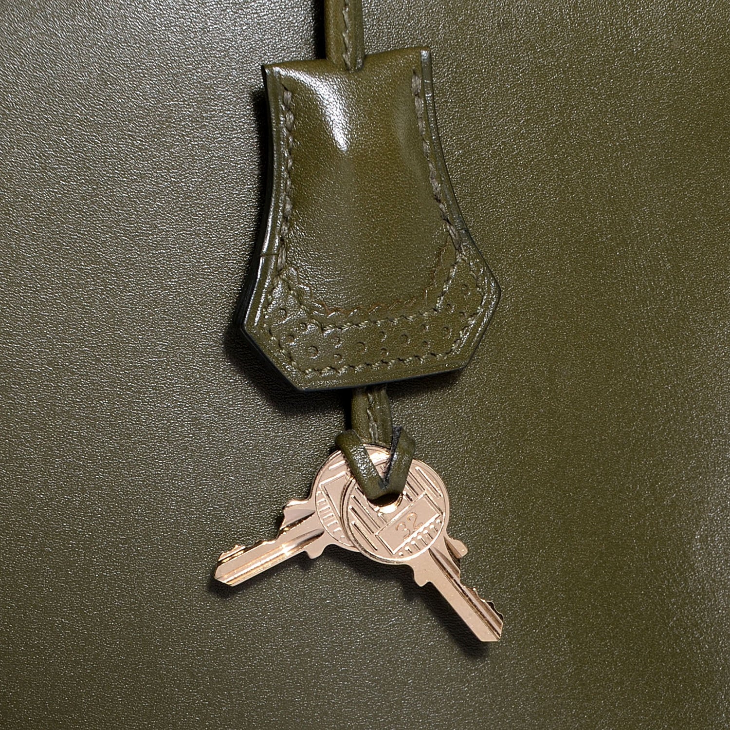 Hermes Tadelakt Ghillies Birkin 35 Vert Veronese 23 of 25