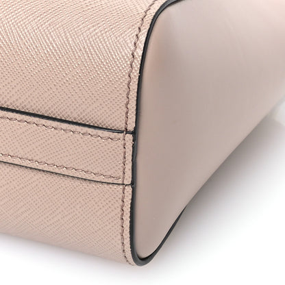 Prada Saffiano Soft Calfskin Mini Zippered Tote Cipria 10 of 10