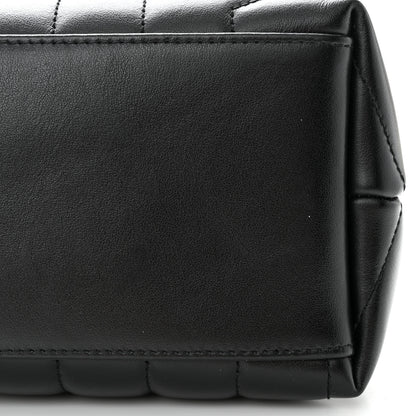 Saint Laurent Calfskin Y Quilted Monogram Medium Loulou Chain Satchel Black 11 of 11