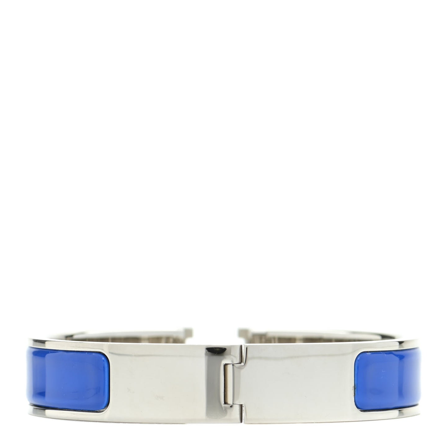 Narrow Enamel Clic Clac H Bracelet PM Bleu Royal