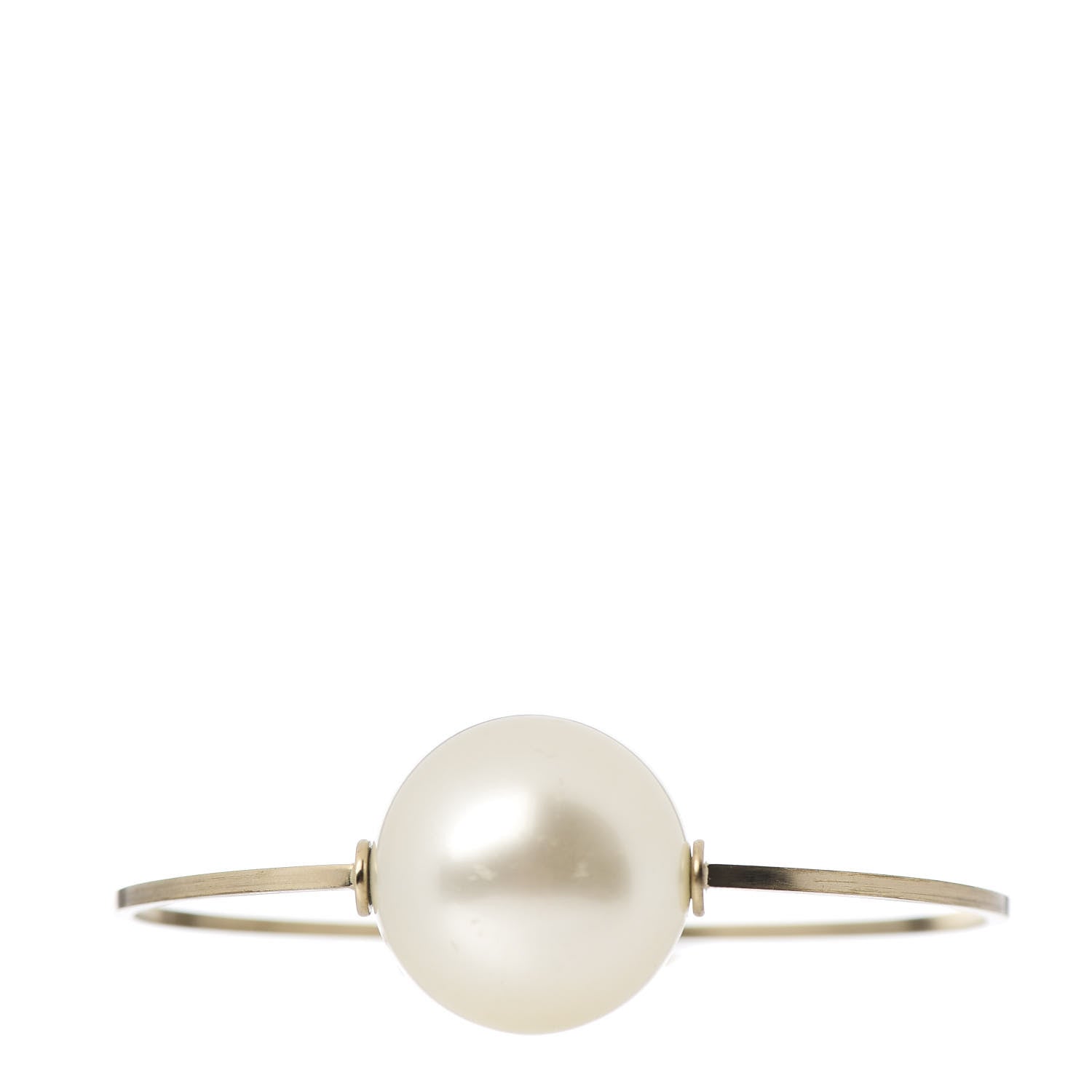Chanel Pearl Medium Bangle Gold 1 of 8