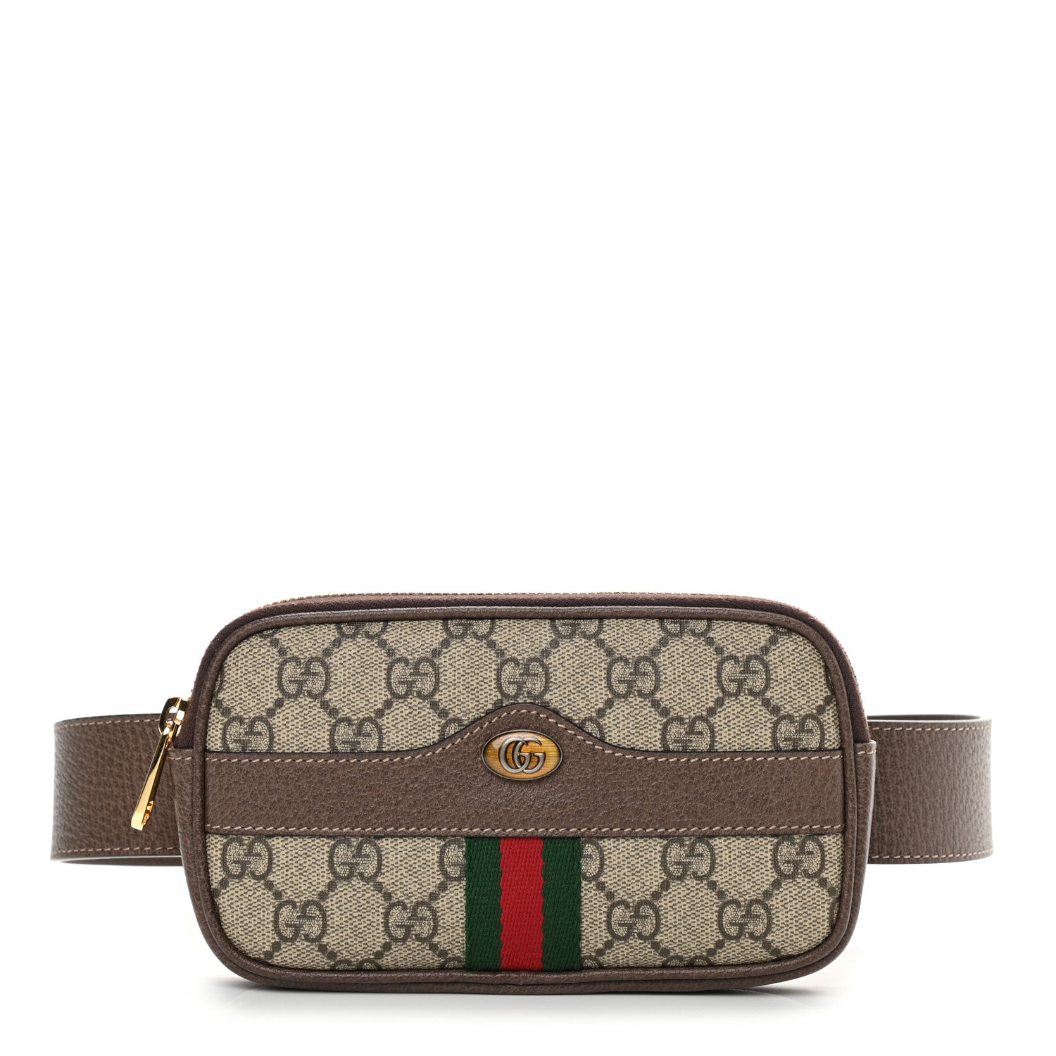 Gucci GG Supreme Monogram Ophidia Belted iPhone Case 75 30 Dark Brown 1 of 11