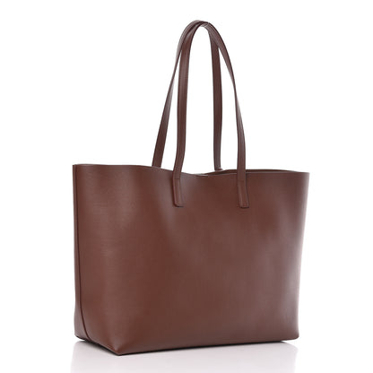 Saint Laurent Calfskin Large Shopping Tote Old Brandy 4 of 11