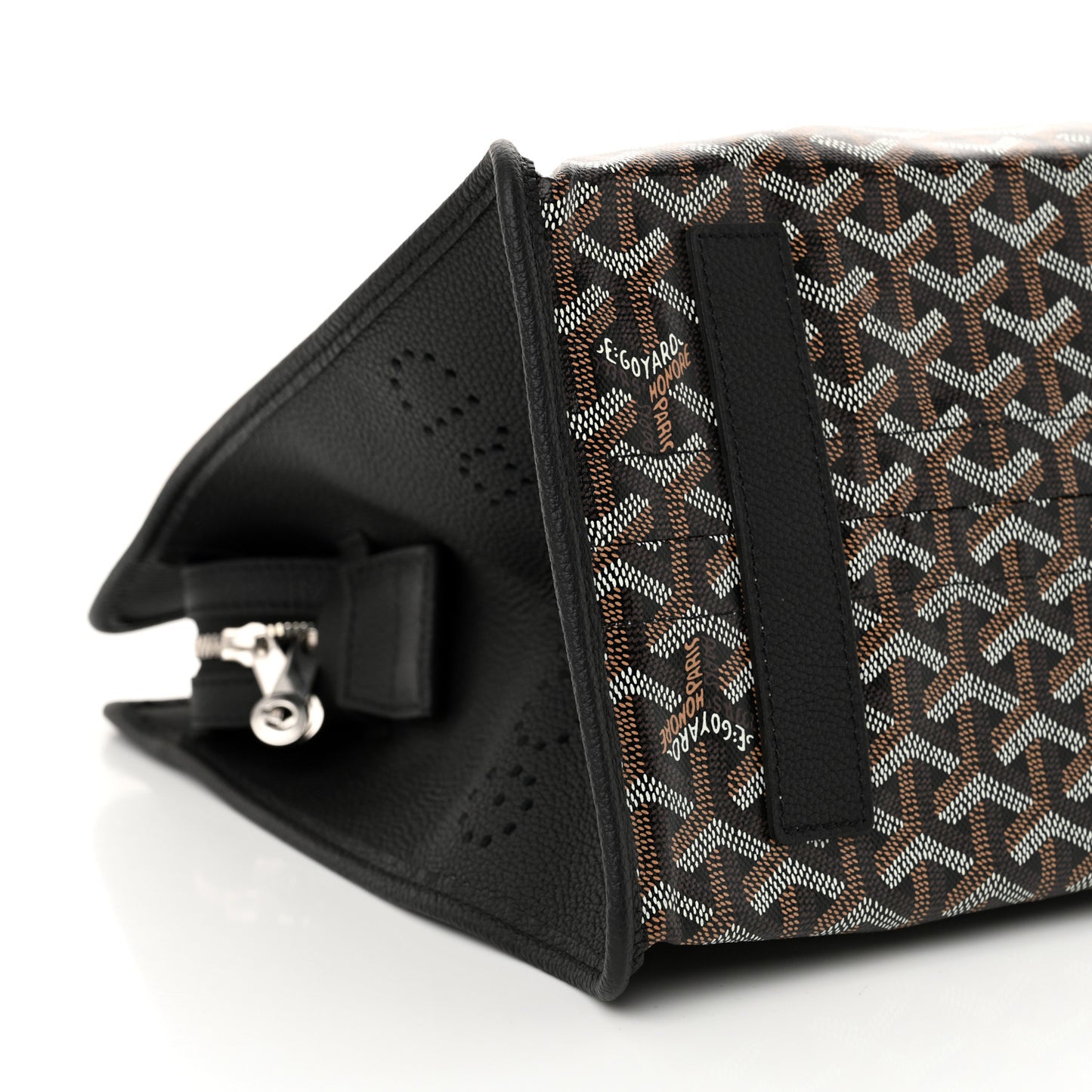 Goyardine Sac Hardy Pet Carrier PM Black