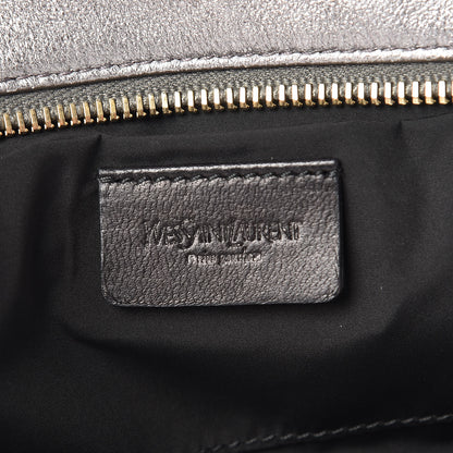 Saint Laurent Metallic Calfskin Y-Mail Mini Bag Silver 6 of 11