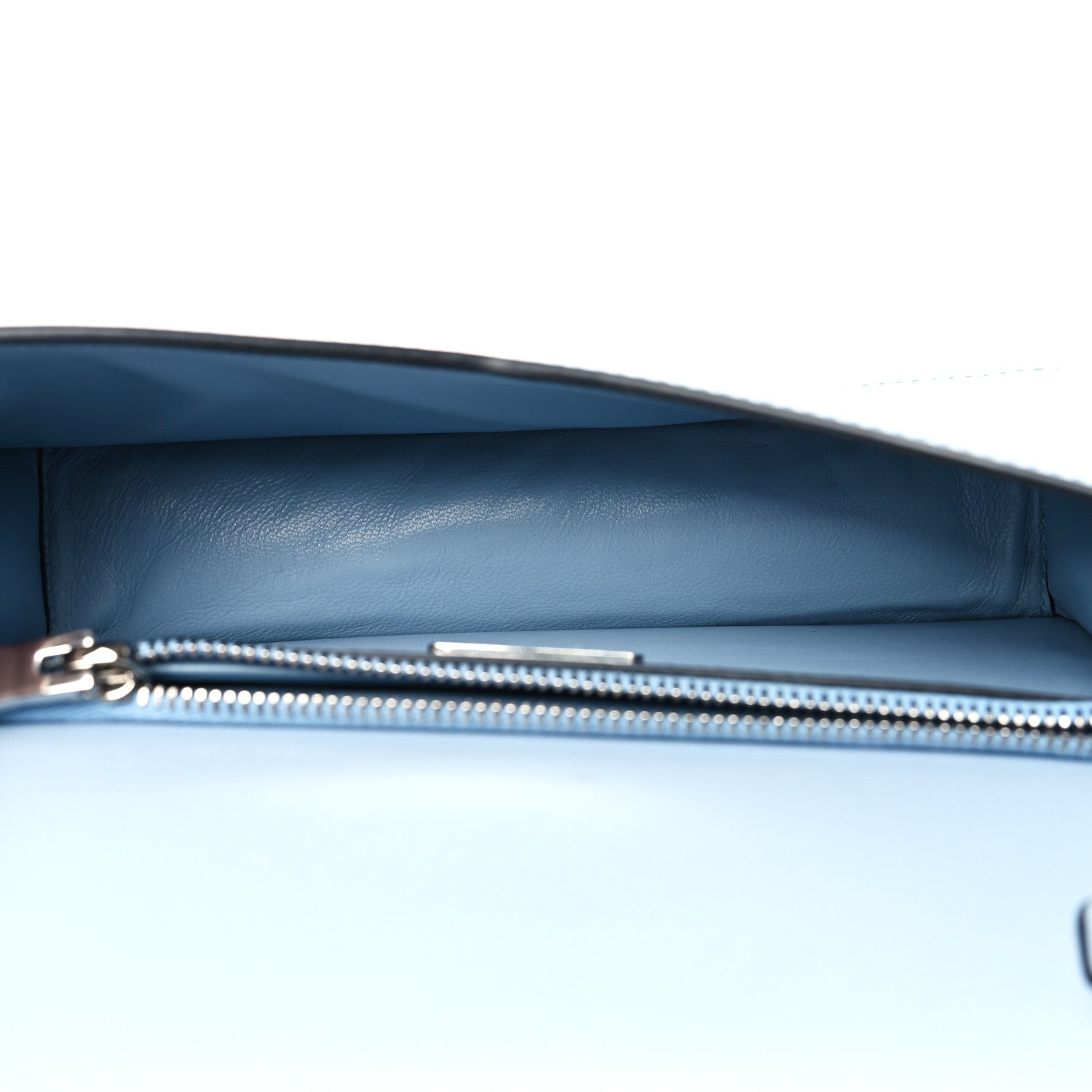 Prada Spazzolato Flap Slide Chain Shoulder Bag Celeste 5 of 11