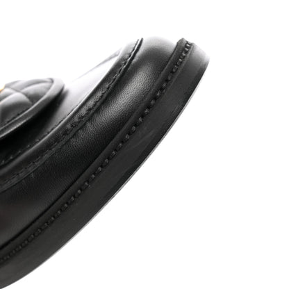 Chanel Lambskin Quilted CC Turnlock Loafers 41 Black 13 of 14