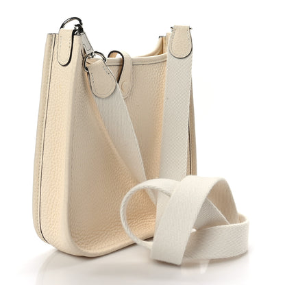 Hermes Taurillon Clemence Evelyne TPM Craie 3 of 9