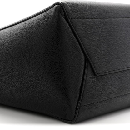 Celine Soft Grained Calfskin Sangle Bucket Bag Black 9 of 12