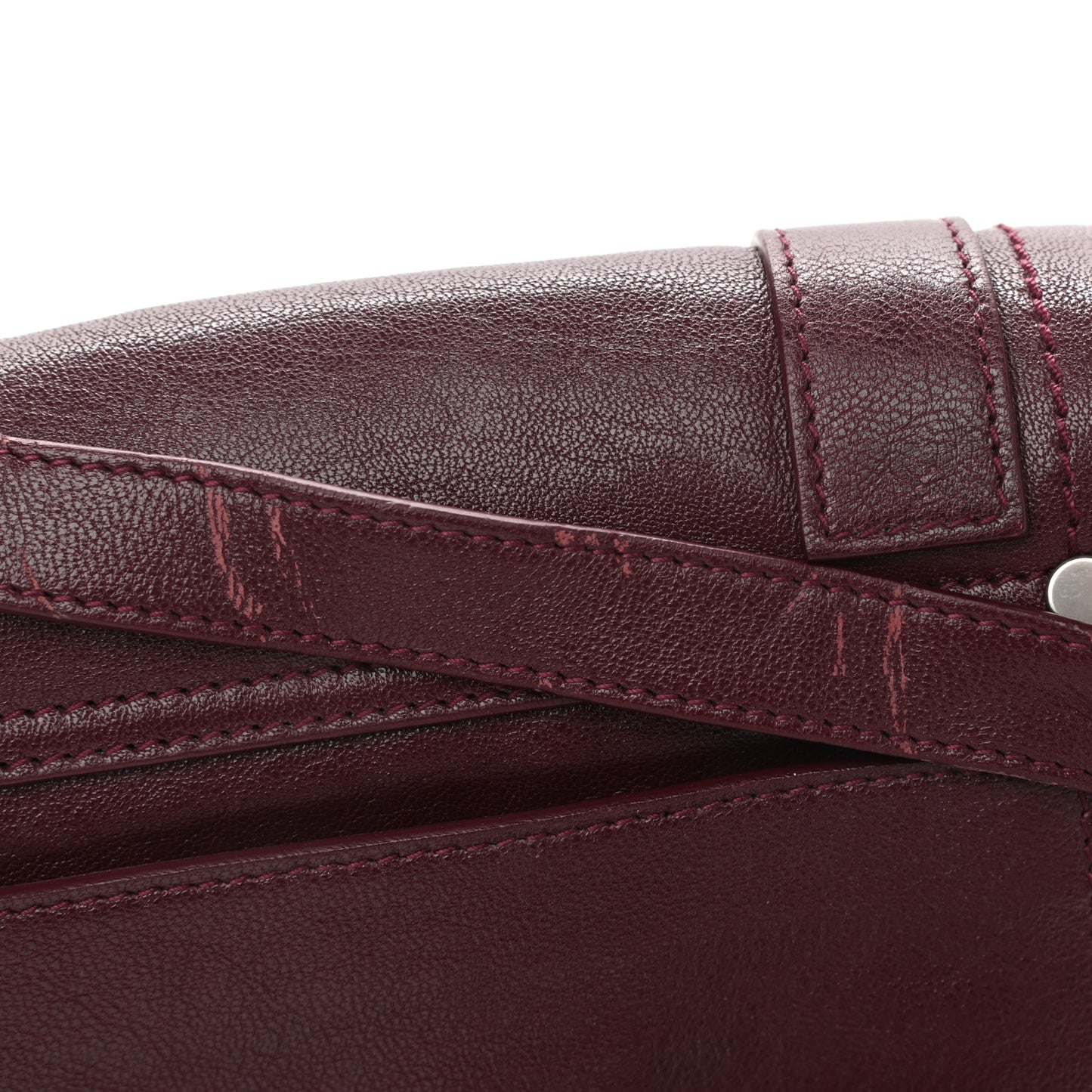 Lambskin PS1 Mini Crossbody Bag Oxblood