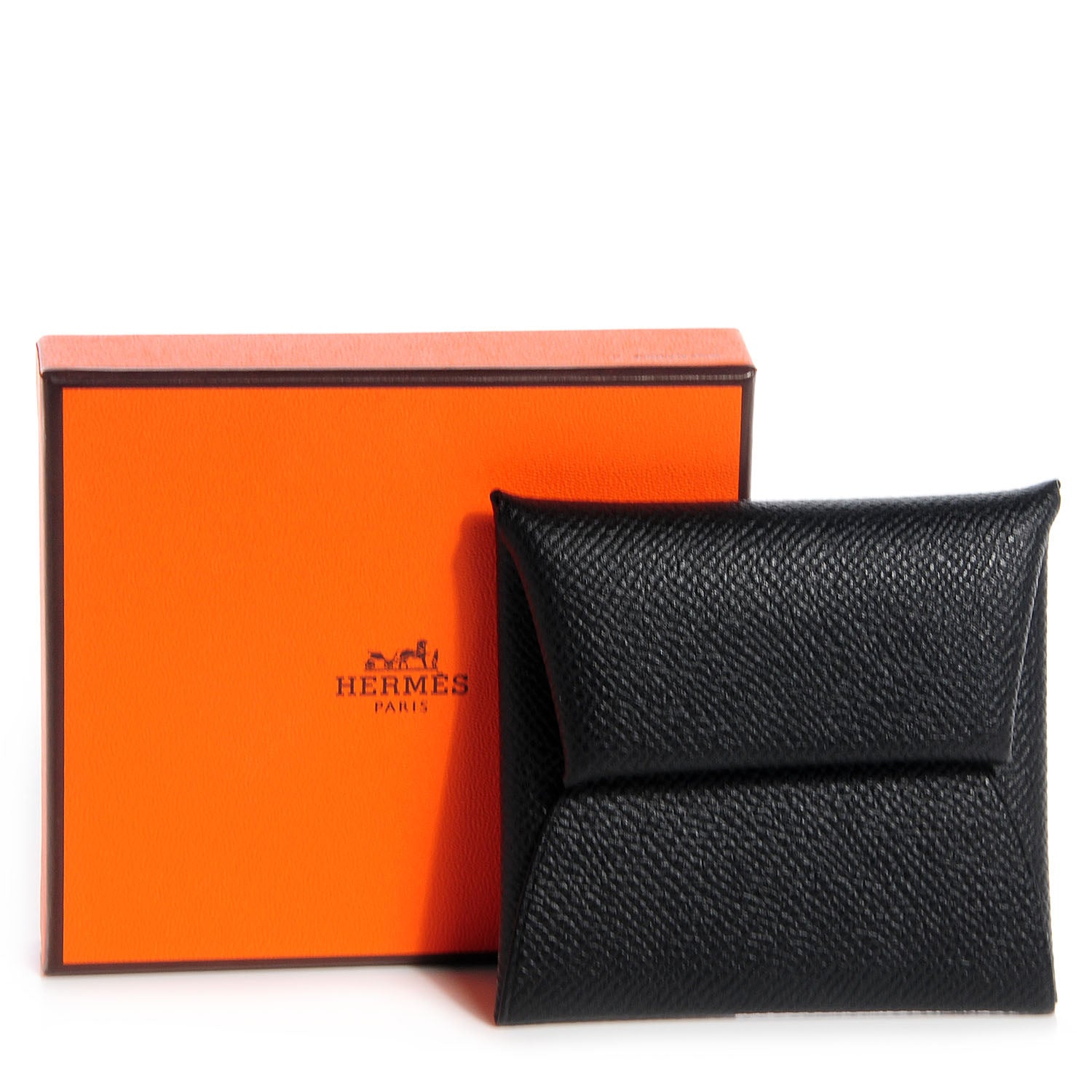 Hermes Epsom Bastia Coin Purse Black 5 of 8