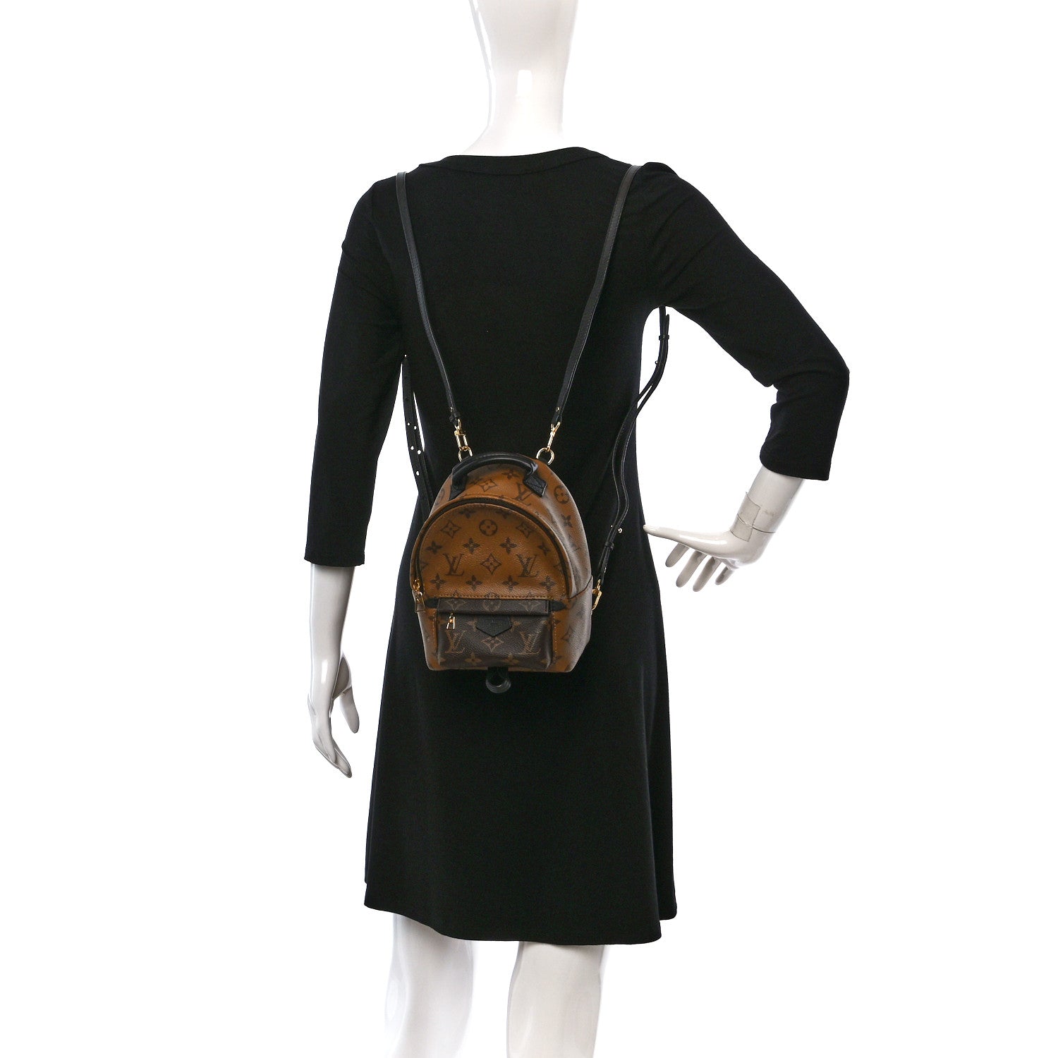 Louis Vuitton Reverse Monogram Palm Springs Backpack Mini 2 of 9