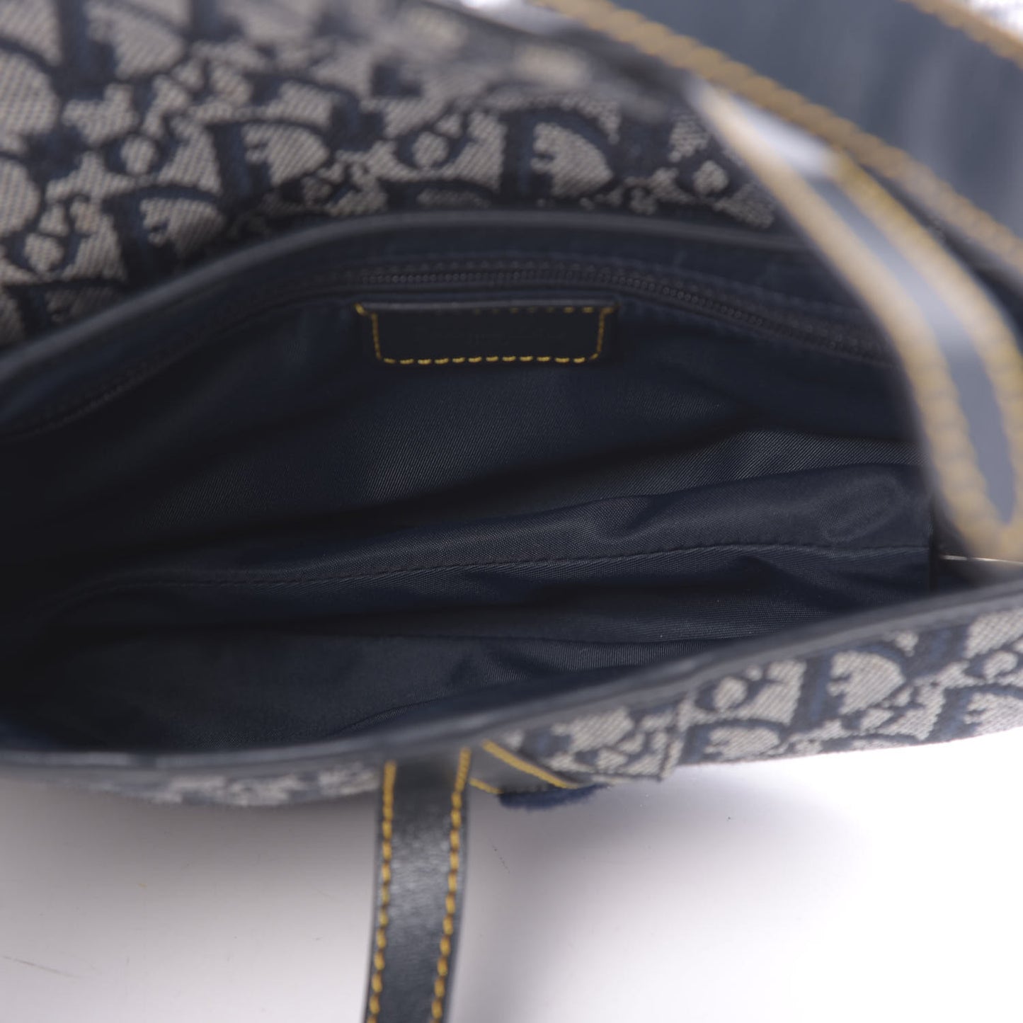 Monogram Saddle Bag Blue