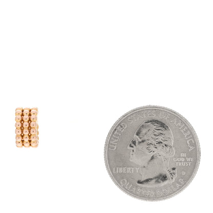 Van Cleef & Arpels 18K Rose Gold Perlee 3-Row Pendant 2 of 5