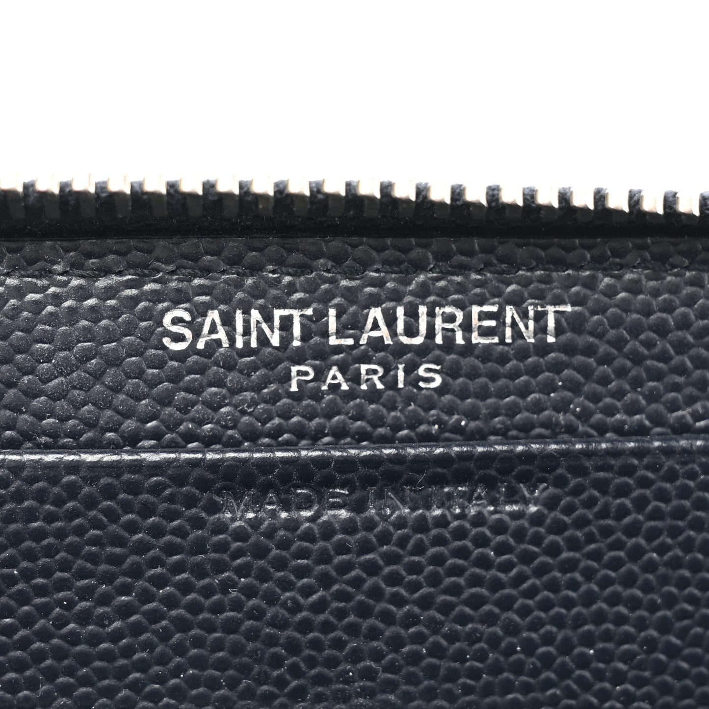 Grain De Poudre Matelasse Chevron Monogram Small Zip Around Wallet Deep Marine
